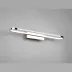 LED Wandleuchte, Chrom, Schalter, Länglich, IP44, 16 cm x 15 cm, Balkon Wandleuchte, Veranda Wandleuchte, Bad Wandlampe, Außen Wandlampe