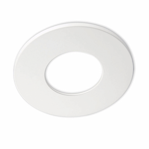 Bürobeleuchtung Cover, Blende, Sys-68, Einbaustrahler, Ring, Weiss, 8 cm Ø
