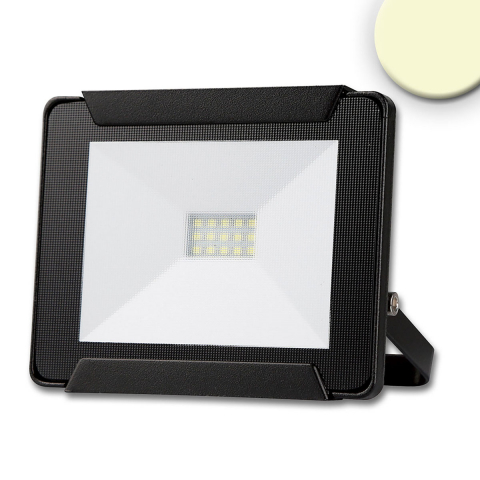 Fassadenbeleuchtung, Gartenbeleuchtung, LED Aussen Fluter, Schwarz, Rechteckig, 3000 Kelvin, IP65, 14 cm x 13 cm, Fluter, Scheinwerfer, Gebäudebeleuchtung, Baustellenbeleuchtung