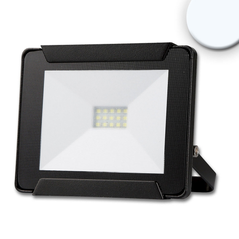 LED Aussen Fluter, Modern, Schwarz, 6500 Kelvin, IP65, 13 cm Höhe, Gartenbeleuchtung, Festbeleuchtung, Objektbeleuchtung, Beleuchtung für Aussenanlagen, Outdoorleuchte, Campinglampe, Fassadenbeleuchtung