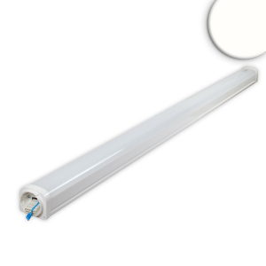 Éclairage gastronomique, éclairage de cuisine, luminaire linéaire à LED, blanc, fonction d'éclairage de secours, 4000 Kelvin, IP66, longueur 150 cm, éclairage d'aéroport, éclairage de gare, éclairage d'entrepôt, éclairage de pièce humide, éclairage agricole