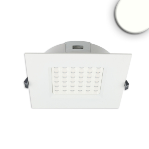 LED Downlight, Weiss, Aludruckguss, IP54, Dimmbar, 19 cm x 19 cm
