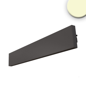 Restaurantbeleuchtung, Cafébeleuchtung, Wohnzimmerbeleuchtung, Hotelbeleuchtung, Küchenbeleuchtung, LED Wandleuchte, Linear, Up-and-Down,  Schwarz, Aluminium, IP40, 61 cm Länge, Flurbeleuchtung, Kammerbeleuchtung