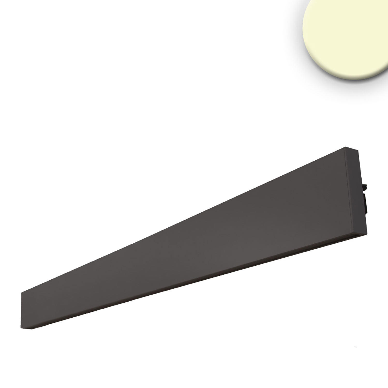 Treppenhausbeleuchtung, Kellerbeleuchtung, Küchenbeleuchtung, Wohnzimmerbeleuchtung, LED Wandleuchte, Schwarz, Aluminium, Up-Down-Licht, IP40, 91 cm Länge, Hotelbeleuchtung, Restaurantbeleuchtung
