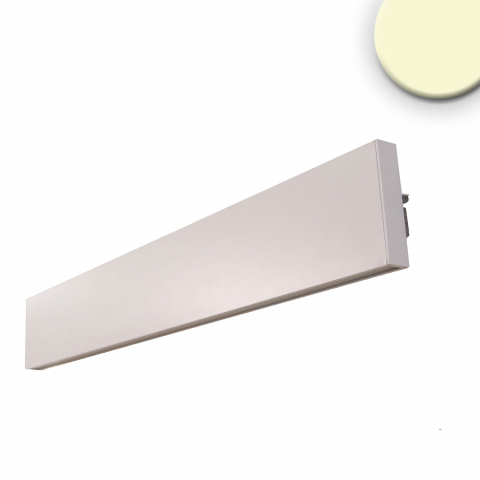 Wohnzimmerbeleuchtung, Schlafzimmerbeleuchtung, Esszimmerbeleuchtung, Restaurantbeleuchtung, LED Wandleuchte, Weiss, Rechteckig, Up-and-Down, Aluminium, IP40, 61 cm Länge, Flurbeleuchtung, Hotelzimmerbeleuchtung LED Wandleuchte, Up-and-Down Beleuchtung, Rechteckig, IP40, 61 cm x 20 cm