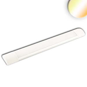 Küchenbeleuchtung, Werkstattbeleuchtung, Bäckereibeleuchtung, Gastronomiebeleuchtung, Unterbaubeleuchtung, LED Aufbauleuchte, Aluminium, Weiss, Color Switch, IP42, 59 cm Länge