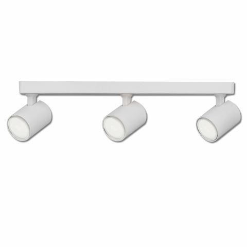 Deckenleuchte, Wandleuchte, Weiß, 3er Strahler, Verstellbar, 7,9 cm x 45 cm, Bürobeleuchtung, Cafébeleuchtung, Flurbeleuchtung, Dielenlampe, Wartezimmerleuchte, Praxis Deckenstrahler, Hotel Deckenleuchter, Schlafzimmerleuchte, Wohnzimmerlampe, Innenraumbeleuchtung, Wohnraumbeleuchtung, IP20
