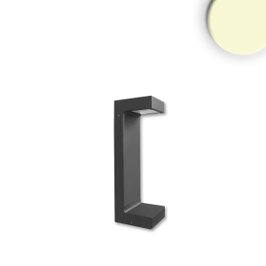 Éclairage de chemin, éclairage d'entrée, éclairage d'allée, éclairage de jardin, éclairage de parc, éclairage de terrain, lampe de chemin à LED, lampe extérieure, noir, aluminium, IP54, hauteur 30 cm