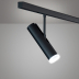 LED Spotkopf, Schienensystem, Schwarz, Verstellbar, Erweiterbar, 17 cm x 4,5 cm 870006