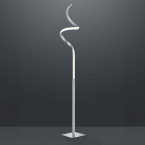 Wohnzimmerbeleuchtung, LED Stehleuchte, Spirale, Sensordimmer, Memory-Funktion, 145 cm Höhe, Flurbeleuchtung, Schlafzimmer Stehleuchte, Flur Stehleuchte, Wohnraumbeleuchtung, Innenraumbeleuchtung, IP20, Hotelleuchte, Wartezimmer Stehleuchte