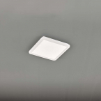 Badezimmerbeleuchtung LED Bad Deckenleuchte, Switch Dimmer, Quadratisch, Weiss, Kunststoff, IP44, 30 cm x 30 cm