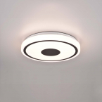 Küchenbeleuchtung, Esszimmerbeleuchtung, Wohnzimmerbeleuchtung, Restaurantbeleuchtung, Hotelbeleuchtung Moderne LED Deckenleuchte, Wandleuchte, Schwarz, Weiss, Kunststoff, Rund, 33 cm Ø