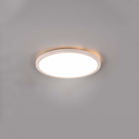Wohnzimmerbeleuchtung LED Deckenleuchte, Fernbedienung, Farbwechsler, RGBW, Dimmer, Nachtlicht, 29 cm Ø, Schlafzimmerbeleuchtung, Esszimmerbeleuchtung, Küchenbeleuchtung, Hotelbeleuchtung, Restaurantbeleuchtung, Kellerbeleuchtung