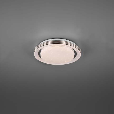 Schlafzimmerbeleuchtung, Kinderzimmerbeleuchtung, Küchenbeleuchtung, Restaurantbeleuchtung, Flurbeleuchtung, Hotelzimmerbeleuchtung LED Deckenleuchte, Wandleuchte, Fernbedienung, Farbwechsler, Dimmer, Nachtlicht, 27 cm Ø