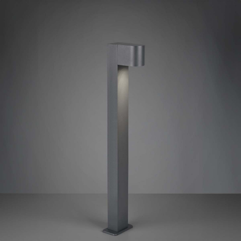Außen Stehleuchte, Pollerleuchte, Pfosten, Anthrazit, Aluminium, IP44, 100 cm Höhe, Wegbeleuchtung, Gartenleuchte, Outdoorleuchte, Einfahrtsleuchte, Hauswegbeleuchtung