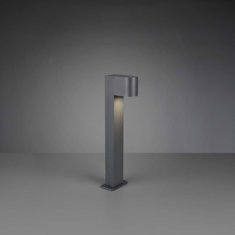 Aussen Stehleuchte, Wegbeleuchtung, Gartenleuchte, Gartenwegbeleuchtung Aussen Wegeleuchte, Pfosten, Anthrazit, Indirektes Licht, IP44, 50 cm Höhe