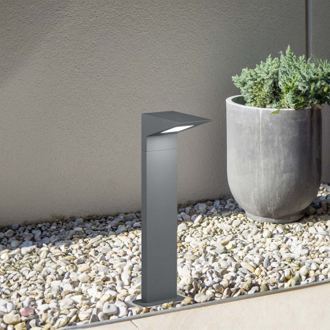 LED Aussen Stehleuchte, Gartenweglampe, Einfahrtleuchte, 3000 Kelvin, IP54, Verandaleuchte, Outdoorleuchte, 900 Lumen, Stromsparend