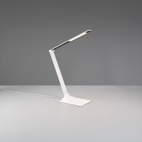 LED Tischleuchte, USB Anschluss, Dimmer, Farbwechsler, Touch-Display, 71 cm, Arbeitsbeleuchtung, Schreibtischleuchte, Officeleuchte, Nachttischleuchte, Bettleuchte, Bürobeleuchtung, IP20