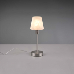 Nachttischbeleuchtung Tischleuchte, Konisch, Rund, Glas, Touch Funktion, 32 cm Höhe, Bettleuchte, Schlafzimmer Tischleuchte, Hotel Tischlampe, Schreibtischleuchte, Innenraumbeleuchtung, Wohnraumbeleuchtung, IP20