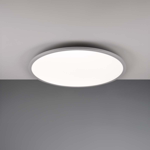 Hotelbeleuchtung LED Deckenleuchte, Rund, RGBW, Fernbedienung, Farbwechsler, Dimmer, 60 cm Ø, Cafébeleuchtung, Restaurant Beleuchtung, Flurbeleuchtung, Wartezimmerleuchte, Praxis Deckenlicht, Esszimmer Deckenbeleuchtung, Innenraumbeleuchtung, Wohnraumbeleuchtung, IP20