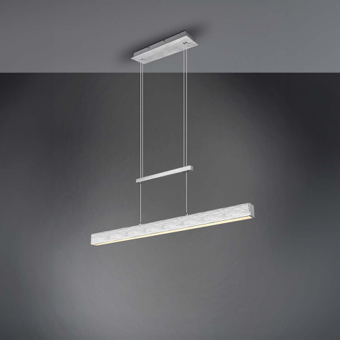 LED Pendelleuchte, Up-Down-Licht, Switch Dimmer, Höhe verstellbar, 90 cm x 11 cm, Esszimmerbeleuchtung, Küchen Pendellampe, Tresenbeleuchtung, Thekenleuchte, Praxis Hängeleuchte, Hotelpendellampe, Cafébeleuchtung, Innenraumbeleuchtung, Wohnraumbeleuchtung, IP20