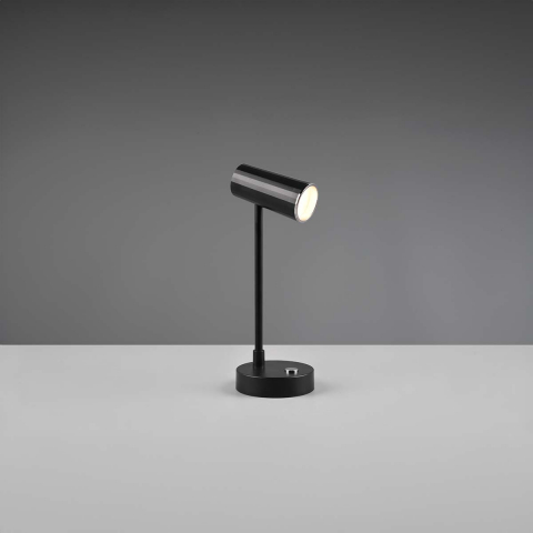 Lampe de bureau LED, changement de couleur, variateur de lumière à capteur, noir, batterie, hauteur 28 cm, éclairage de bureau, lampe de bureau, lampe de chevet, lampe de lit, lampe de bureau, lampe de bureau, lampe de lecture, éclairage intérieur, éclairage domestique, IP20