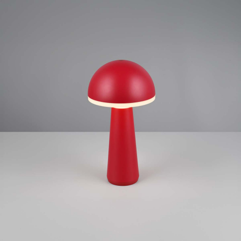 Gartenbeleuchtung, LED Aussen Tischleuchte, Rot, Farbwechsler, Dimmer, Akku, Ladestation, IP54, Balkonbeleuchtung, Terrassenbeleuchtung, Verandabeleuchtung, Hotelbeleuchtung, Gasthausbeleuchtung, Restaurantbeleuchtung