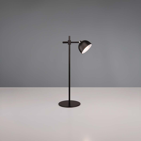 LED Tischleuchte, Wandleuchte, Klemme, Schwarz, Touch Dimmer, Akku, 41 cm Höhe, Bürobeleuchtung, Hoteltischleuchte, Nachttischleuchte, Bettleuchte, Innenraumbeleuchtung, Wohnraumbeleuchtung, IP20