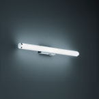 Wandleuchte, LED, Metall, Chrom, IP44, 3000 Kelvin, 680 Lumen, 6,5 Watt, Stromsparend, 60 cm x 5 cm, Badezimmerwandleuchte, Duschleuchte, Feuchtraumleuchte, Saunavorraumleuchte