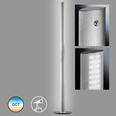LED Stehleuchte, Filigran, Farbwechsler, 4500 Lumen, 140 cm Höhe, Wartezimmerleuchte, Bürostehleuchte, Leseleuchte, Bibliotheksleuchte, Aufenthaltsraumbeleuchtung, Hotelstehleuchte, Praxisstehleuchte, Flurbeleuchtung, Restaurantstehleuchte, Caféstehleuchte, Innenraumbeleuchtung, Wohnraumbeleuchtung, IP20