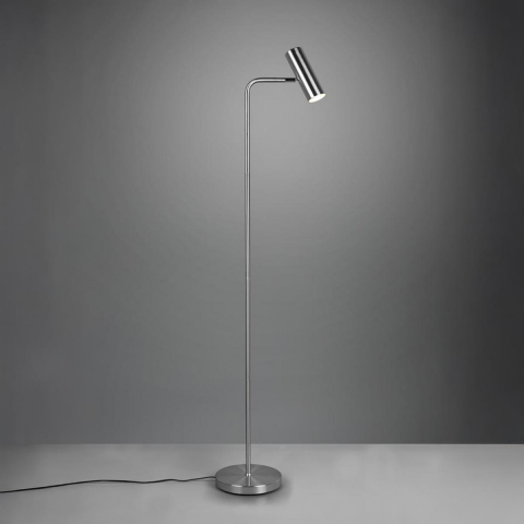 Bürobeleuchtung, Schreibtischbeleuchtung, Home-Officebeleuchtung, Wohnzimmerbeleuchtung, LED Stehleuchte, Minimalistisch, 1 Spot, Verstellbar, Schalter, 151 cm Höhe