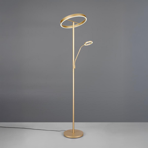 Bürobeleuchtung, Officebeleuchtung, Wohnzimmerbeleuchtung, Schlafzimmerbeleuchtung, LED Stehleuchte, Deckenfluter, Lesearm, Schalter, Farbwechsler, Dimmer, 180 cm Höhe, Esszimmerbeleuchtung, Hotelzimmerbeleuchtung