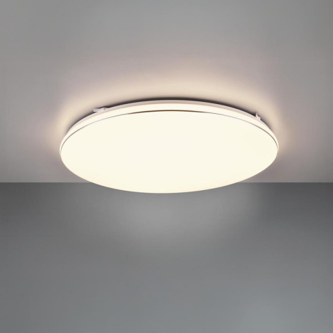 Bürobeleuchtung, Home-Officebeleuchtung, Küchenbeleuchtung, Esszimmerbeleuchtung, Flurbeleuchtung, LED Deckenleuchte, Rund, Flach, Weiss, Switch Dimmer, 53 cm Ø, Schlafzimmerbeleuchtung, Hotelbeleuchtung