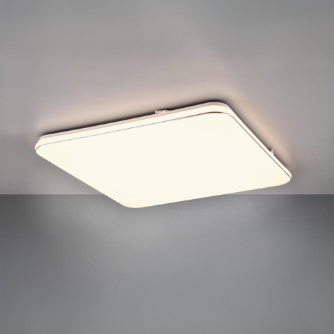 Bürobeleuchtung, Küchenbeleuchtung, Restaurantbeleuchtung, Esszimmerbeleuchtung, Flurbeleuchtung, LED Deckenleuchte, Quadrat, Flach, Weiss, Switch Dimmer, 53 cm x 53 cm, Schlafzimmerbeleuchtung, Wohnzimmerbeleuchtung