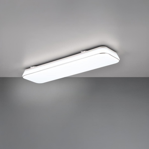 Bürobeleuchtung, Küchenbeleuchtung, Esszimmerbeleuchtung, Flurbeleuchtung, LED Deckenleuchte, Recheckig, Switch Dimmer, 4000 Kelvin, 60 cm x 17 cm, Praxisbeleuchtung, Wohnzimmerbeleuchtung, Hotelbeleuchtung
