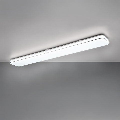 Bürobeleuchtung, Officebeleuchtung, Mensabeleuchtung, Tagunsraumbeleuchtung, Konferenzraumbeleuchtung, Küchenbeleuchtun, LED Deckenleuchte, Büro, Rechteckig, Weiss, Switch Dimmer, 4000 Kelvin, 120 cm x 17 cm