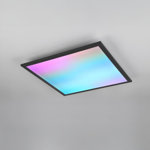 Wohnzimmerbeleuchtung, Schlafzimmerbeleuchtung, Aufenthaltsraumbeleuchtung, Küchenbeleuchtung, Gästezimmerbeleuchtung, LED Deckenleuchte, Dimmer, RGBW, Farbwechsler, 45 cm x 45 cm, Restaurantbeleuchtung, Gästehausbeleuchtung, Hotelzimmerbeleuchtung