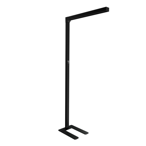 LED Stehleuchte, Office, Schwarz, Bewegungsmelder, 198 cm Höhe