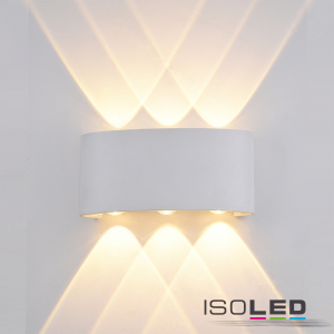 Fassadenbeleuchtung, Hausfassadenbeleuchtung, Terrassenbeleuchtung, Eingangsbeleuchtung, Praxisbeleuchtung, Restaurantbeleuchtung, Hotelbeleuchtung, Balkonbeleuchtung, LED Aussen Wandlampe, Aluminium, 3200 K, IP54, 17 cm Länge, Hintereingangsbeleuchtung
