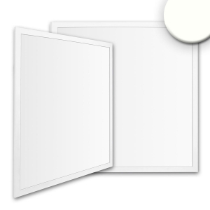 Bürobeleuchtung, Konferenzraumbeleuchtung, Bibliotheksbeleuchtung, Schulbeleuchtung, Universitätsbeleuchtung, LED Panel, Quadratisch, Weiss, Aluminium, 4000 Kelvin, IP42, 62 cm x 62 cm, Praxisbeleuchtung
