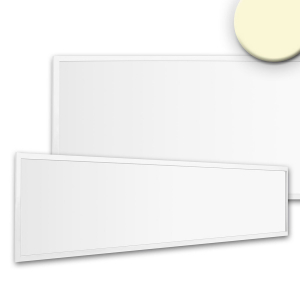 Konferenzraumbeleuchtung, Schulbeleuchtung, Korridorbeleuchtung, Praxisbeleuchtung, Bürobeleuchtung, LED Panel, Weiß, Aluminium, Rechteckig, Ultraflach, Dimmbar, 3000K, 120 cm Länge