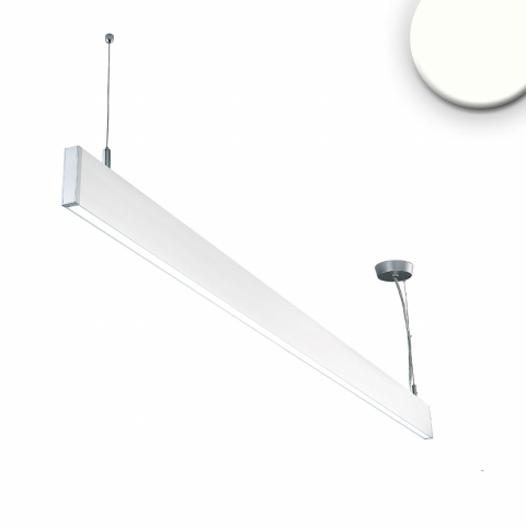 Bürobeleuchtung, Konferenzraumbeleuchtung, Seminarraumbeleuchtung, Vorlesesaalbeleuchtung, LED Pendelleuchte, Aluminium, Linear, Up&Down, 4000K, IP42, 120 cm, Hotelbeleuchtung,, Verwaltungsgebäudebeleuchtung, Showroombeleuchtung