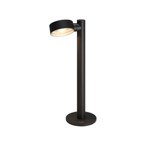 Bürobeleuchtung, Nachttischbeleuchtung, Gartenbeleuchtung, LED Außen Tischleuchte, Schwarz, Touch Dimmer, Akku, IP54, 36 cm Höhe, Balkonbeleuchtung, Terrassenbeleuchtung, Outdoorbeleuchtung, Campingbeleuchtung, Hotelbeleuchtung, Restaurantbeleuchtung