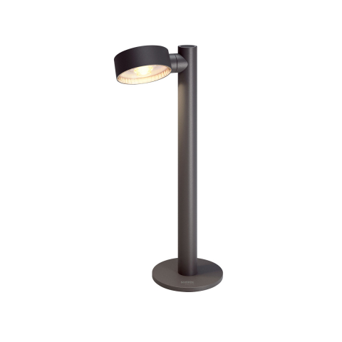 Campingbeleuchtung, Terrassenbeleuchtung, Balkonbeleuchtung, LED Aussen Tischleuchte, Anthrazit, Touch-Dimmer, Akku, IP54, 36 cm Höhe, Schreibtischbeleuchtung, Lesebeleuchtung, Gartenbeleuchtung, Outdoorbeleuchtung