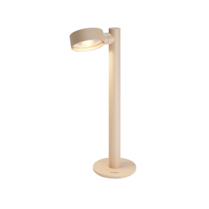 Bürobeleuchtung, Gartenbeleuchtungt, Campingbeleuchtung, LED Außen Tischleuchte, Sand, Touch-Dimmer, Akku, IP54, 36 cm Höhe, Balkonbeleuchtung, Terrassenbeleuchtung, Hotelbeleuchtung, Restaurantbeleuchtung