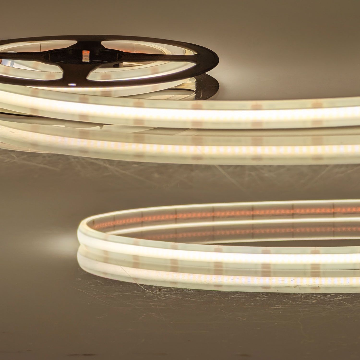 Saunabeleuchtung, Poolbeleuchtung, Whirlpoolbeleuchtung, Messebeleuchtung, Badbeleuchtung, LED Flexband, Sauna, Hitzebeständig 100°C, CCT Farbwechsler, IP68, 5 m Länge, LED Flexband, Sauna, Bis 100°C, 20W/m, CCT Farbwechsler, IP68, 5 m Länge