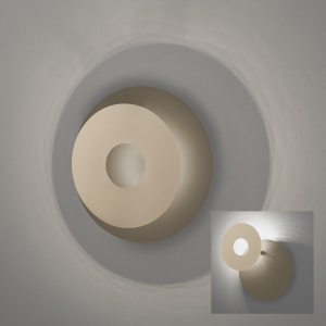 Schlafzimmerbeleuchtung, Wohnzimmerbeleuchtung, Hotelbeleuchtung, Flurbeleuchtung, LED Wandleuchte, Rund, Verstellbar, Indirektes Licht, 18 cm Ø, Restaurantbeleuchtung, Cafébeleuchtung