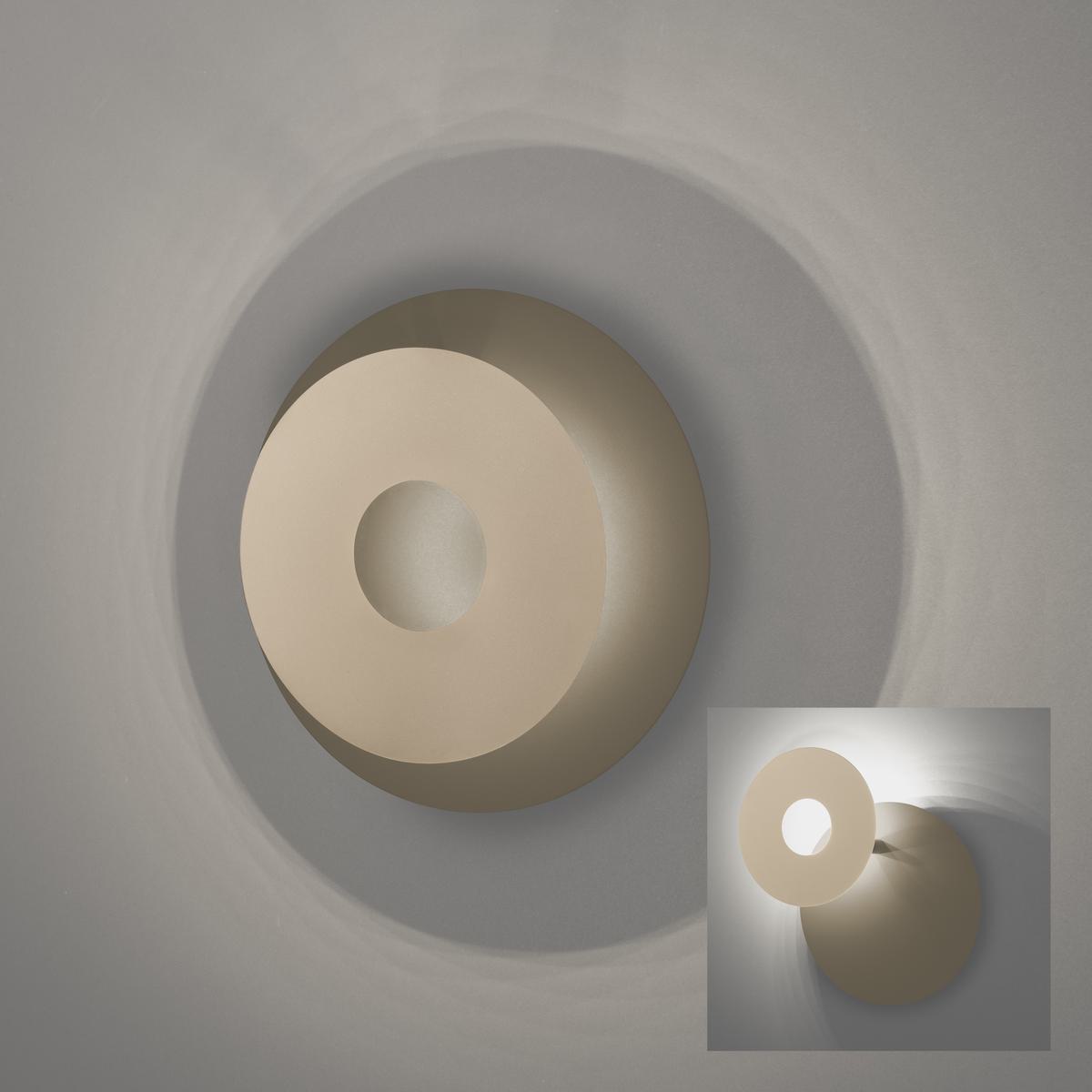 Schlafzimmerbeleuchtung, Wohnzimmerbeleuchtung, Hotelbeleuchtung, Flurbeleuchtung, LED Wandleuchte, Rund, Verstellbar, Indirektes Licht, 18 cm Ø, Restaurantbeleuchtung, Cafébeleuchtung