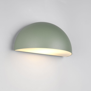 Außen Wandleuchte, Grün, Aludruckguss, E27, IP44, 27 cm x 14 cm