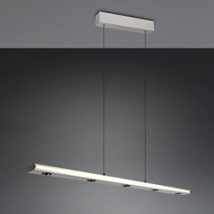 Bürobeleuchtung, Esszimmerbeleuchtung, Küchenbeleuchtung, Konferenzraumbeleuchtung, Praxisbeleuchtung, LED Pendelleuchte, CCT, Dimmer, Up-Downlight, Höhe verstellbar, 109 cm x 9 cm